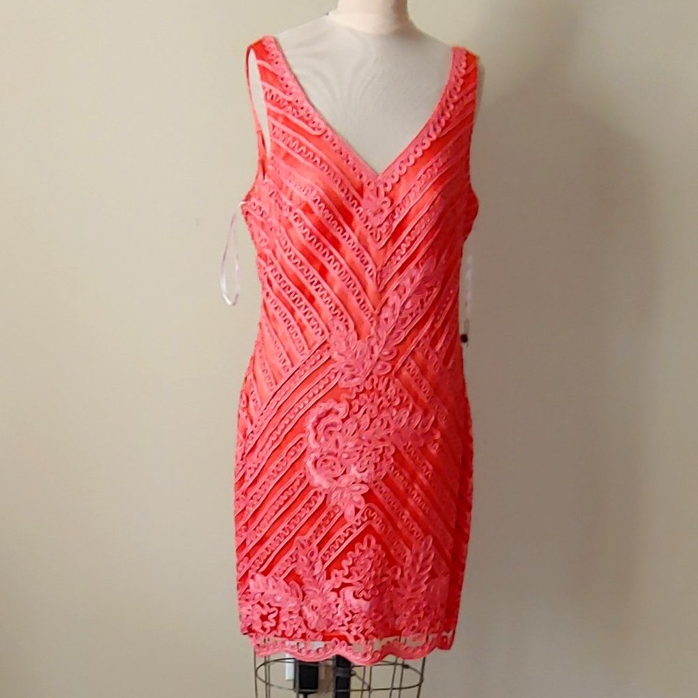 NWT Sue Wong Embroidered Short Formal Dress